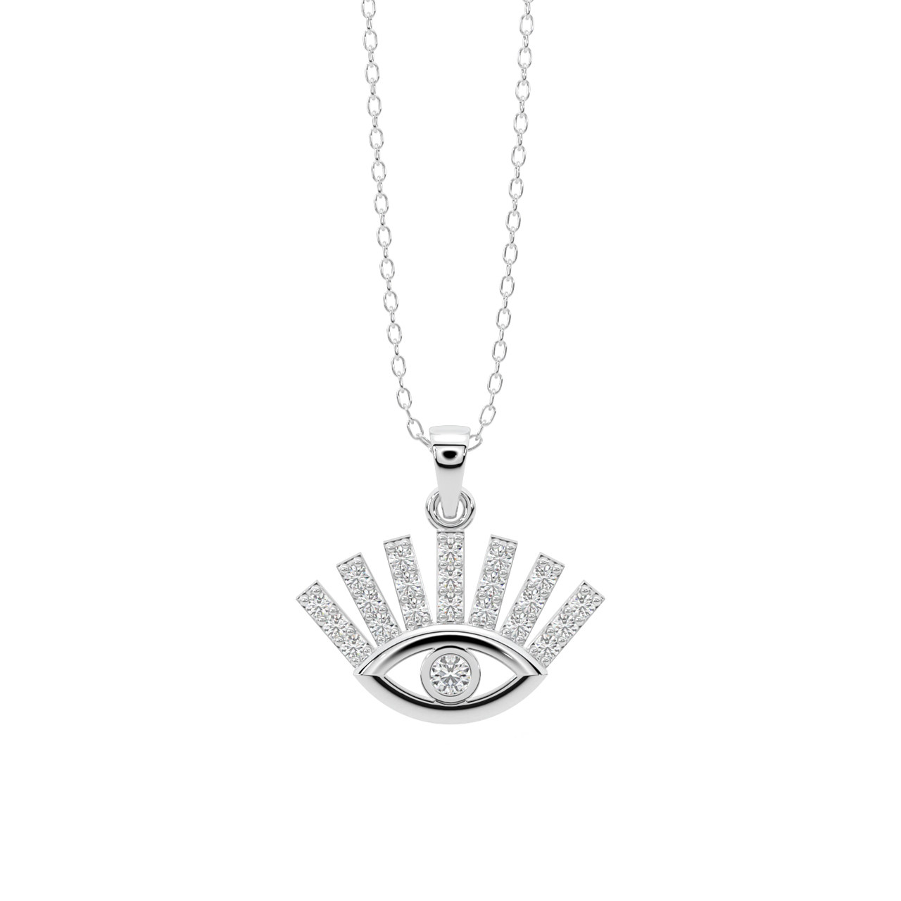 The Evil Eye Diamond Pendant